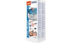 Viršžeminiai baseinai Bestway: Rėminis baseinas 13 FT 396 x 122 cm plieninis Pro Max BESTWAY