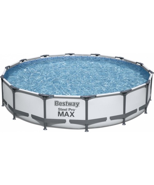 Viršžeminiai baseinai Bestway: Plaukimo baseinas 14 FT Steel Pro Max Komplektas BESTWAY