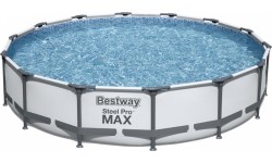 Viršžeminiai baseinai Bestway: Plaukimo baseinas 14 FT Steel Pro Max Komplektas BESTWAY