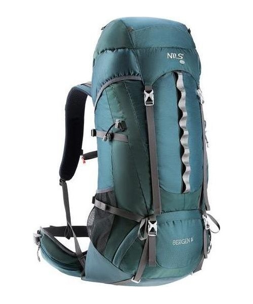 Leisure Backpacks and Bags Nils Camp: NC1949 KUPRINĖ TOURIST GREEN BERGEN 65L NILS CAMP