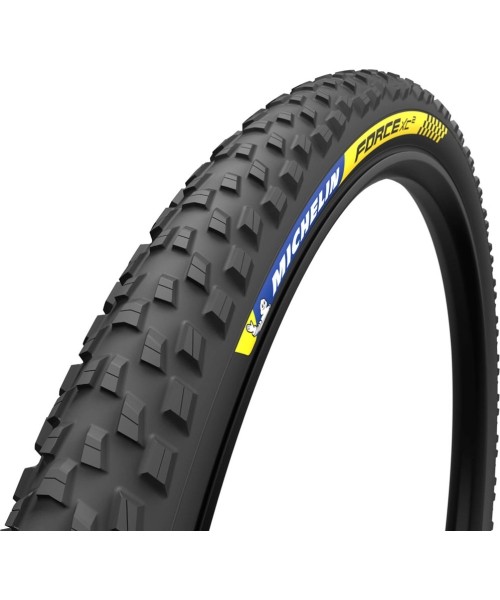 Aksesuarai bei priedai dviračiams : Dviračio padanga Michelin Force XC2 Racing Line TS TLR, 29x2.25 (57-622), sulankstoma