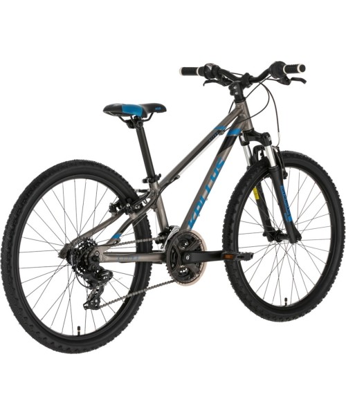 Vaikiški dviratukai ir triratukai : KELLYS Kiter 50 24" dydis 11" (28cm) (pilka/mėlyna)