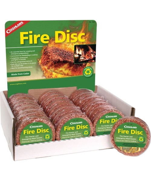 Survival Tools and Kits Coghlans: "Coghlans" "Fire Disc" ugnies uždegiklis