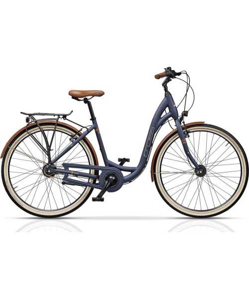 City Bikes : CROSS RIVIERA 28" N8 dydis 19" (48cm) (mėlyna)