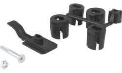 Aksesuarai bei priedai dviračiams : Priekinis dviračio purvasaugis Force Splash, 27.5-29", Black