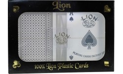 Cards, Poker, Chessex : 100% plastikinės dvigubos juodos pokerio kortos