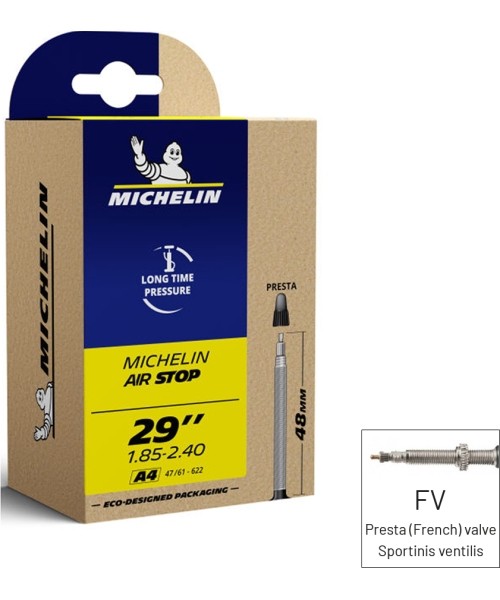 Gloves & Helmets & Accessories : Kamera MICHELIN A4 Airstop 47/61x622 FV48