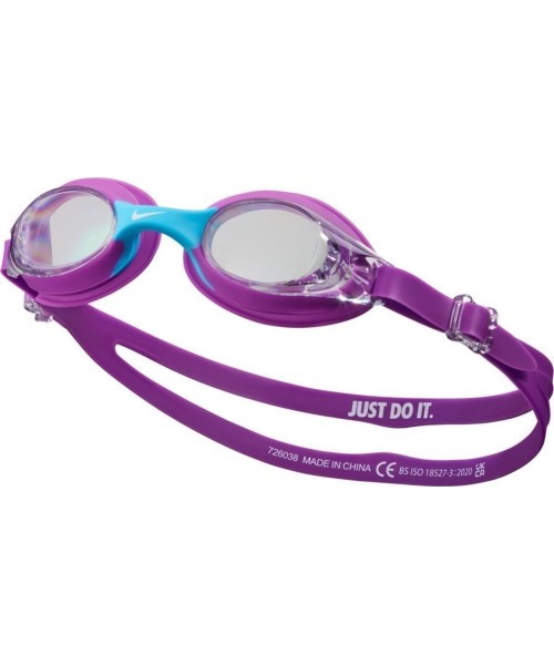 Nardymo akiniai ir kaukės : Nike Plaukimo Akiniai Vaikams Nk Y Kids Lil Swoosh Goggle Purple NESSD138 688