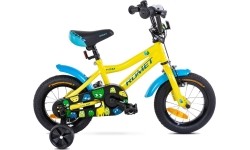 Vaikiški dviratukai ir triratukai Romet: Dviratis Romet Tom 12" 2024 yellow-blue