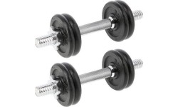Keičiamo svorio hanteliai ir rinkiniai Abisal: SG02 KIETAS IRONAS DUMBBELLS 2x7KG HMS