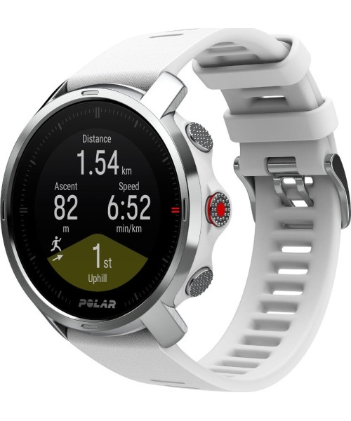 Running Watches Polar: Lauko laikrodis Polar Grit X White