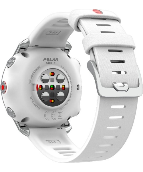 Laikrodžiai ir pulsometrai Polar: Lauko laikrodis Polar Grit X White