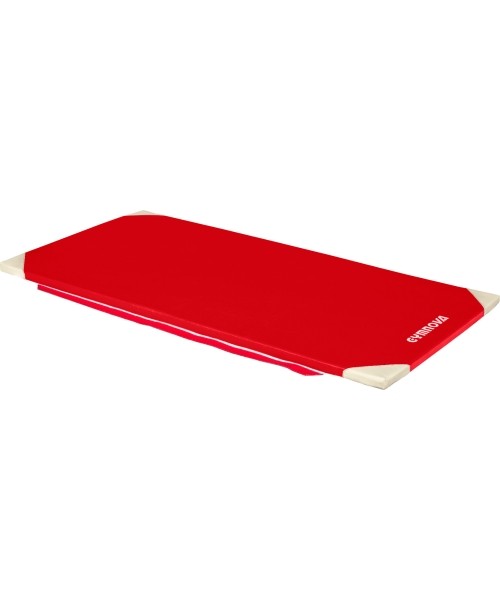 Čiužiniai sportui : MAT FOR SCHOOL - PVC COVER - WITH ATTACHMENT STRIPS AND REINFORCED CORNERS - 200 x 100 x 4 cm