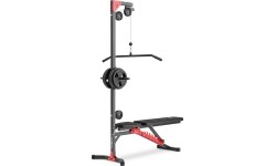 Multifunkciniai treniruokliai Marbo Sport: Universalus traukos treniruoklis tvirtinamas prie sienos Marbo MH-W104 2.0
