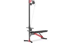Multifunkciniai treniruokliai Marbo Sport: Universalus traukos treniruoklis tvirtinamas prie sienos Marbo MH-W104 2.0