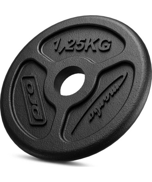 30 mm - Plieniniai svoriai Marbo Sport: Ketaus svoris Marbo Slim 1,25kg 31mm