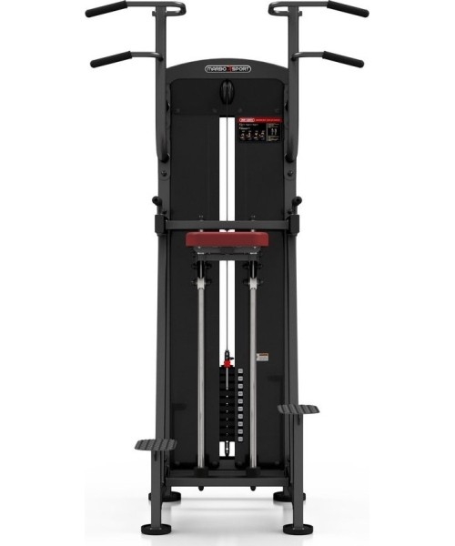 Strength Machines Marbo Sport: Prisitraukimų/atsispaudimų treniruoklis Marbo MP-U231, juodas