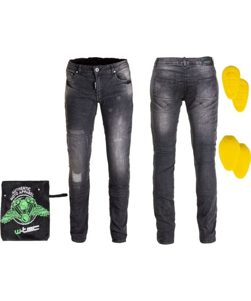 Men's Motorcycle Jeans W-TEC: Vyriškos motociklininko kelnės W-TEC Komaford