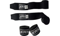 Bokso bintai ir popirštinės Joya: Bintai boksui Joya, 450cm, juodi