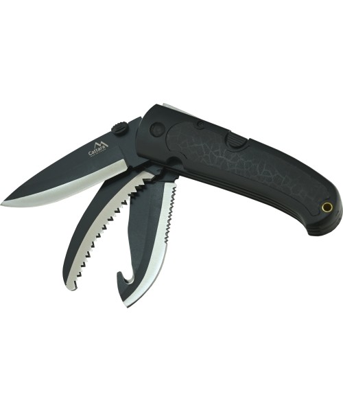 Hunting and Survival Knives Cattara: FORESTER 3in1 uždarymo peilis 21cm