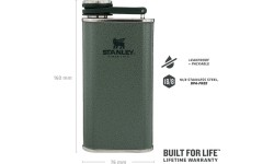 Canteens and Mugs Stanley: Gertuvė Stanley Classic, 0,23l, žalia