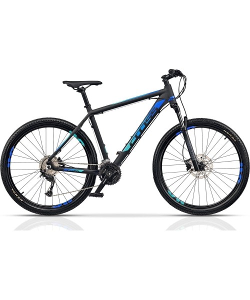 Dviračiai jaunimui ir suaugusiems : CROSS GRX 9 29" 27G dydis 20" (51cm) (juoda/mėlyna)