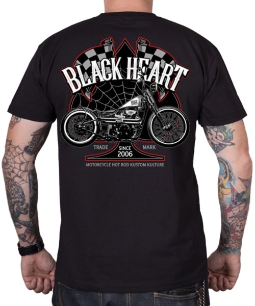 Vyriški marškinėliai Black Heart: BLACK HEART Chopper Race marškinėliai