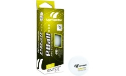 Stalo teniso kamuoliukai Cornilleau: Cornilleau P-Ball ABS Evolution 3*** White x3