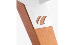 Lauko stalo teniso stalai Cornilleau: "Play-Style Origin" lauko stalas baltas