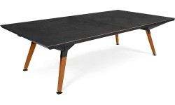 Outdoor Table Tennis Tables Cornilleau: "Play-Style Origin" lauko stalas juodas - medžiaginis tinklas (įeina į komplektą) - t...