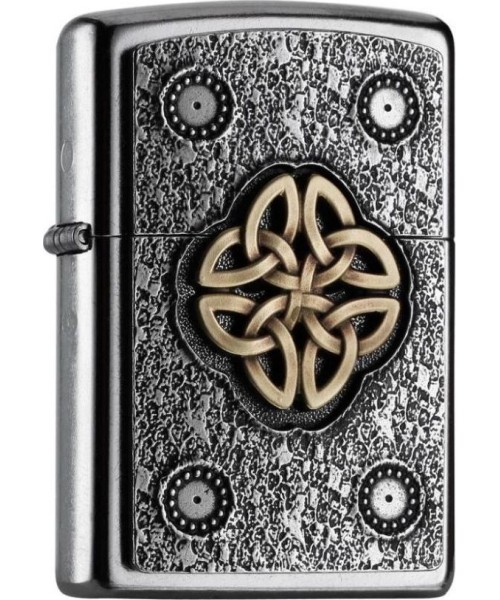 Išgyvenimo reikmenys ir jų rinkiniai : "Zippo Celtic Knot" žiebtuvėlis