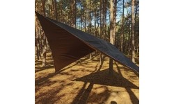 Užuovėjos : "TigerWood" tentas 3 m x 4 m juodas