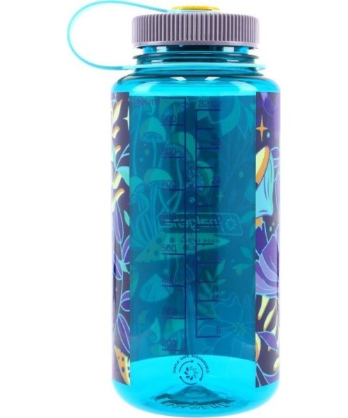 Canteens and Mugs Nalgene: Butelka Nalgene Wide Mouth 1 l Botanical Mushrooms