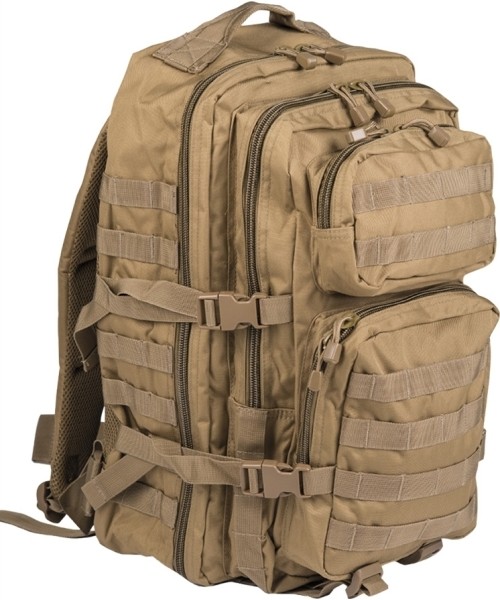 Outdoors Backpacks MIL-TEC: COYOTE KUPRINĖ US ASSAULT LARGE