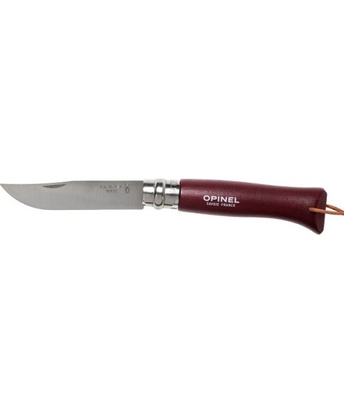 Hunting and Survival Knives Opinel: Peilis Opinel Colorama 08 Inox Hornbeam, su dirželiu