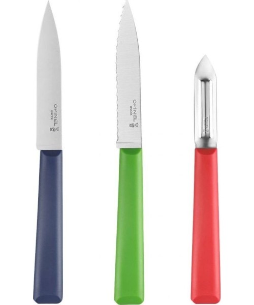 Stalo įrankiai Opinel: "Opinel Essentials Trio" virtuvinių peilių rinkinys