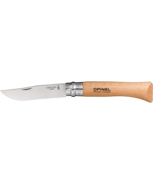 Hunting and Survival Knives Opinel: Peilis Opinel 10, Inox nerūdijantis plienas, buko medienos