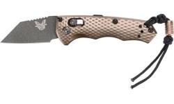 Medžiokliniai ir išgyvenimo peiliai Benchmade: "Benchmade" 2950BK-1 PARTIAL IMMUNITY, plokščias D. Žemės