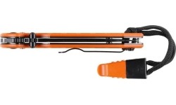 Hunting and Survival Knives Ganzo / Firebird: Ganzo G7453P-OR-WS sulankstomas peilis su švilpuku