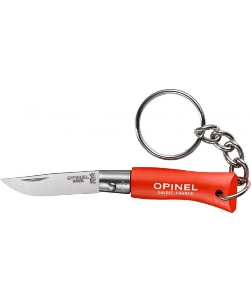 Hunting and Survival Knives Opinel: "Opinel Colorama 02 inox grab orange" raktų pakabukas