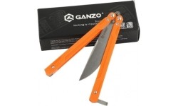 Medžiokliniai ir išgyvenimo peiliai Ganzo / Firebird: Ganzo Firebird G766-OR sulankstomas peilis su drugeliu