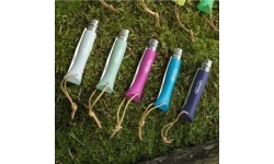 Medžiokliniai ir išgyvenimo peiliai Opinel: Opinel Colorama 06 inox turkio spalvos peilis su dirželiu