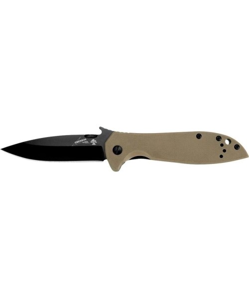 Hunting and Survival Knives : Sulankstomas peilis Kershaw Emerson 6054BRNBLK