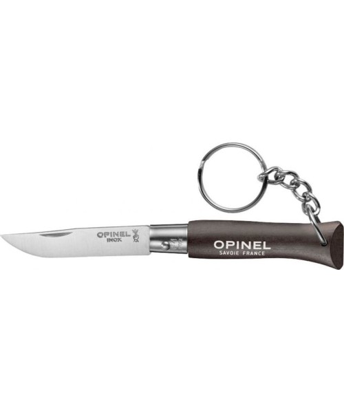 Hunting and Survival Knives Opinel: Peilis su grandinėle Opinel Colorama 04 Inox Grab juodas