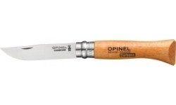 Hunting and Survival Knives Opinel: Peilis Opinel 6, anglies nerūdijantis plienas, buko medienos