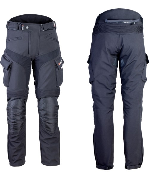 Softshell motociklininko kelnės W-TEC: Vyriškos Softshell moto kelnės W-TEC ERKALIS GS-1729