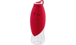 Canteens and Mugs : Silikoninis buteliukas Hunter Letter 550 ml, su dubenėliu, raudonos spalvos