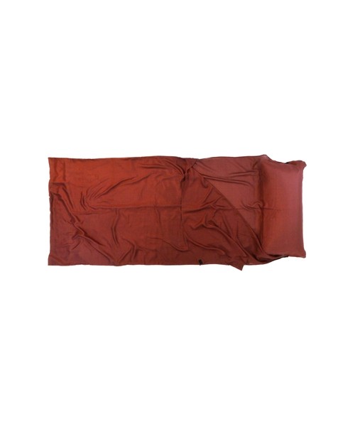 Miegmaišiai Origin Outdoors: Miegmaišio įklotas Origin Outdoors Silk Rectangular, kaštoninis