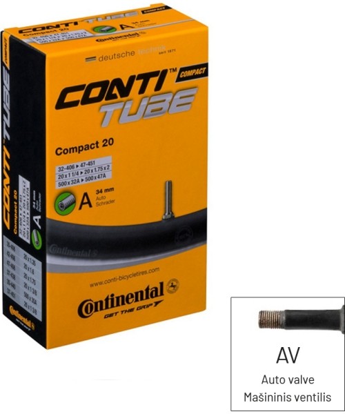 Gloves & Helmets & Accessories : Kamera Continental COMPACT 20 (32/47) AV