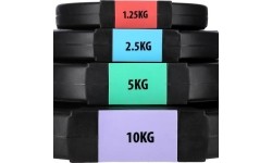 Adjustable Dumbbells HMS: GSP40 REGULIUOJAMA ŠTANGA SU KOMPOZITINĖMIS PLOKŠTELĖMIS HMS